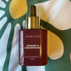 Sand + Fog JASMINE & CEDARWOOD Eau De Parfum Oil 50 ML